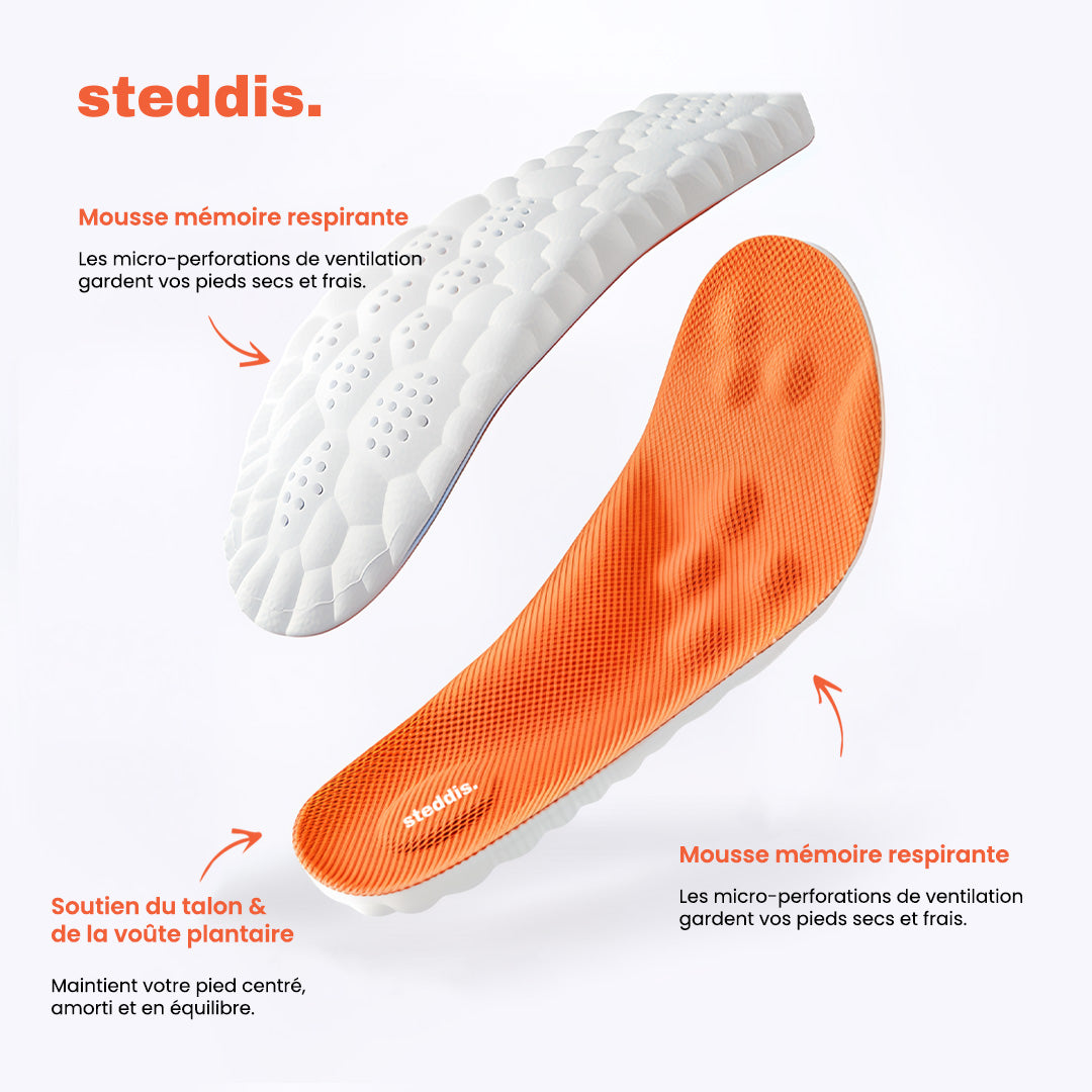 Steddis® - Semelles de massage